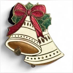 Vintage 1979 Centennia CHRISTMAS BELL Pin Brooch